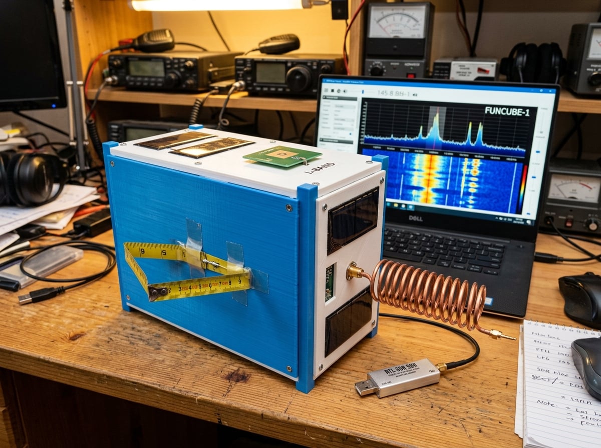 Comms Testbed — 6U CubeSat built by Marcus Webb