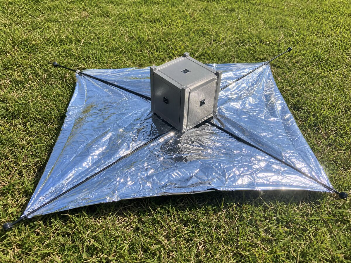 De-orbit Technology Demo — 1U CubeSat built by Tom O'Brien