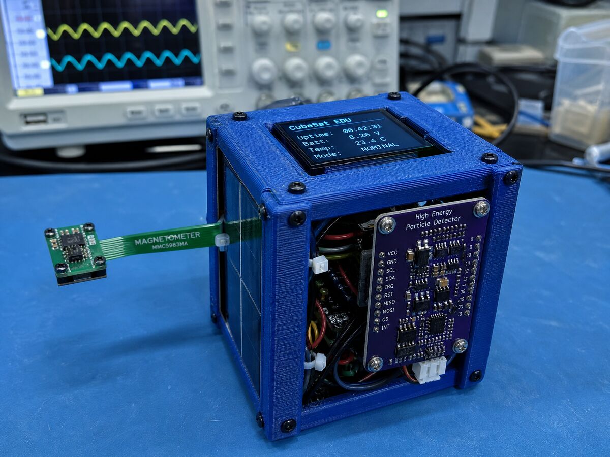 Space Weather Monitor — 1U CubeSat built by Dr. Yuki Tanaka