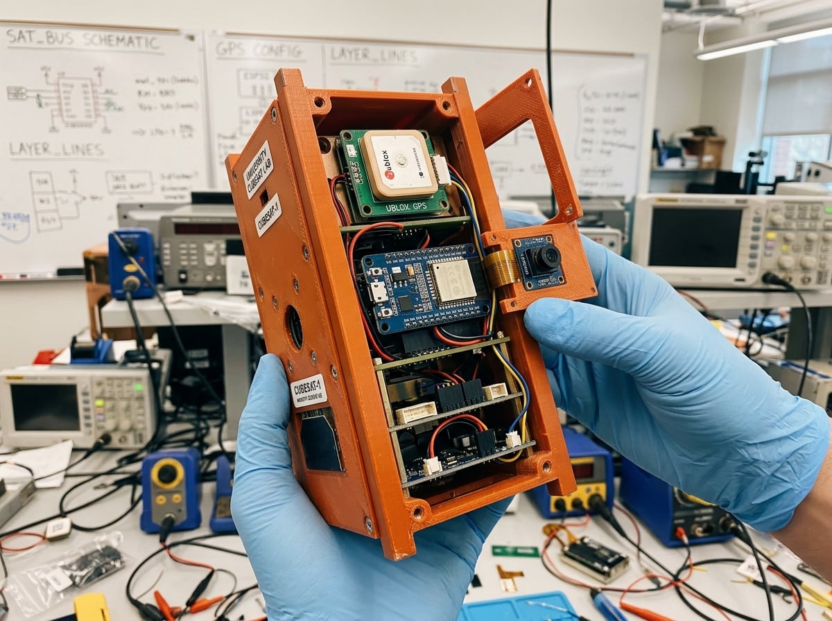 Tech Demonstrator — 3U CubeSat built by Hannah Chen & Team